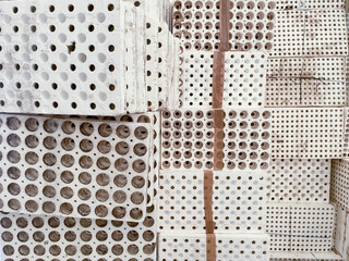 agriculture, polystyrene seedling container group – modular crop seed trays