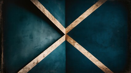 Dark blue background with abstract highlight corner and vintage grunge background texture