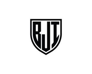 BJI logo design vector template. BJI