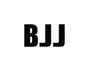 BJJ logo design vector template. BJJ