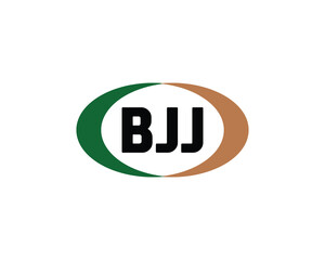 BJJ logo design vector template. BJJ