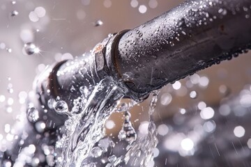 Leak: Water Leaking from Pipe, Home Plumbing Problem
