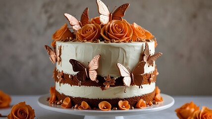 a beautiful cake for all