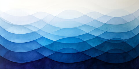 Symbolic abstract concept background for ocean, sea, waves, marine, or oceanography. Abstract ocean color background. 