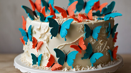 a beautiful cake for all