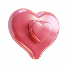 Like Heart. Speech Bubble with Heart Icon for Love and Social Media Notification