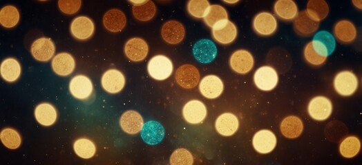 Glitter vintage lights background. defocused 