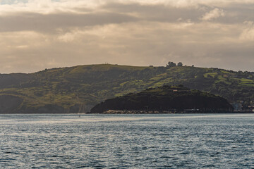 Paisaje en Santo&ntilde;a, Cantabria, Espa&ntilde;a.