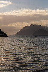 Paisaje en Santoña, Cantabria, España.
