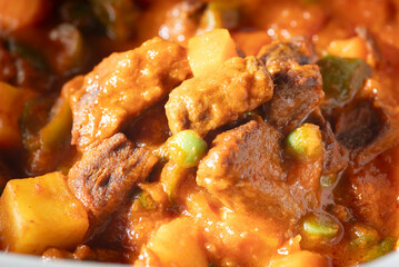 Beef kaldereta - a Filipino dish