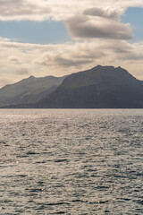 Paisaje en Santoña, Cantabria, España.