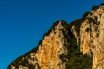 Paisaje en Santoña, Cantabria, España.