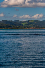 Paisaje en Santoña, Cantabria, España.