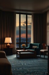 Obraz premium relaxing hotel room