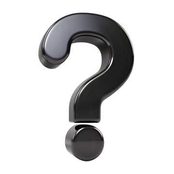 recommend clip art: question mark sign black color isolated on transparent background