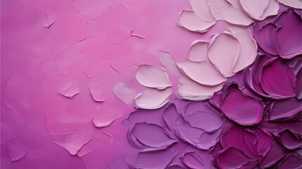 Obraz premium Purple gradient textures: Textured pink and purple abstract painting with layered brush strokes.