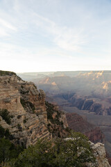 Fototapeta premium A stunning sunset view of the red rocks at Grand Canyon National Park, Arizona.