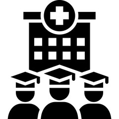 Obraz premium Medical School Icon