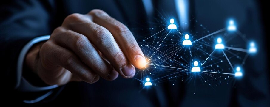 AI-driven analytics highlighting top candidates on an HR recruiter's digital dashboard