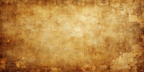 Naklejka premium Old damaged yellow and grunge textured background, aged, vintage, worn, weathered, rustic, distressed, retro, antique