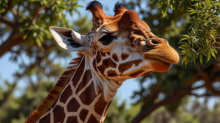 giraffe in the wild