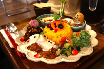 彩りカレーライス