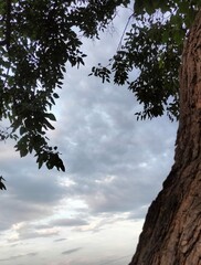 sunset in the mountains
