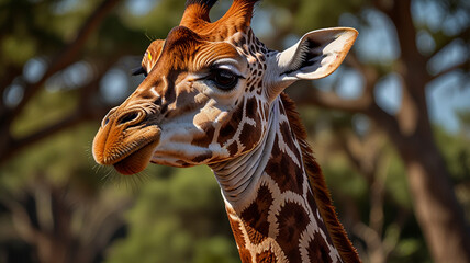 giraffe in the wild