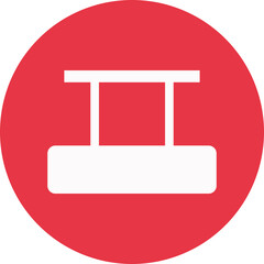 Bakery Sign glyph circle icon