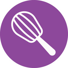 Egg Beater glyph circle icon