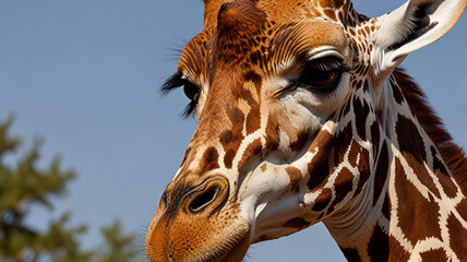 giraffe in the wild