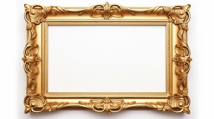 Picture frame with white background