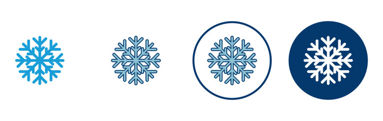 Snowflake icon vector isolated on white background. snow icon vector. Symbol of winter, frozen