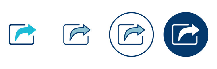 Share icon vector isolated on white background. Share vector icon