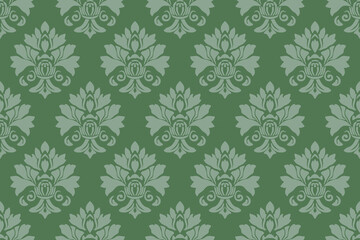 Damask Seamless Pattern: Elegant and intricate, this seamless damask pattern in shades of pink and yellow evokes a sense of classic luxury and sophistication,fabric pattern for textiles, rugs, 