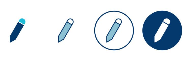 Pencil icon vector isolated on white background. Pencil vector icon