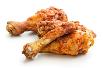 Fried chicken  Fried chicken isolated white background  Fried chicken