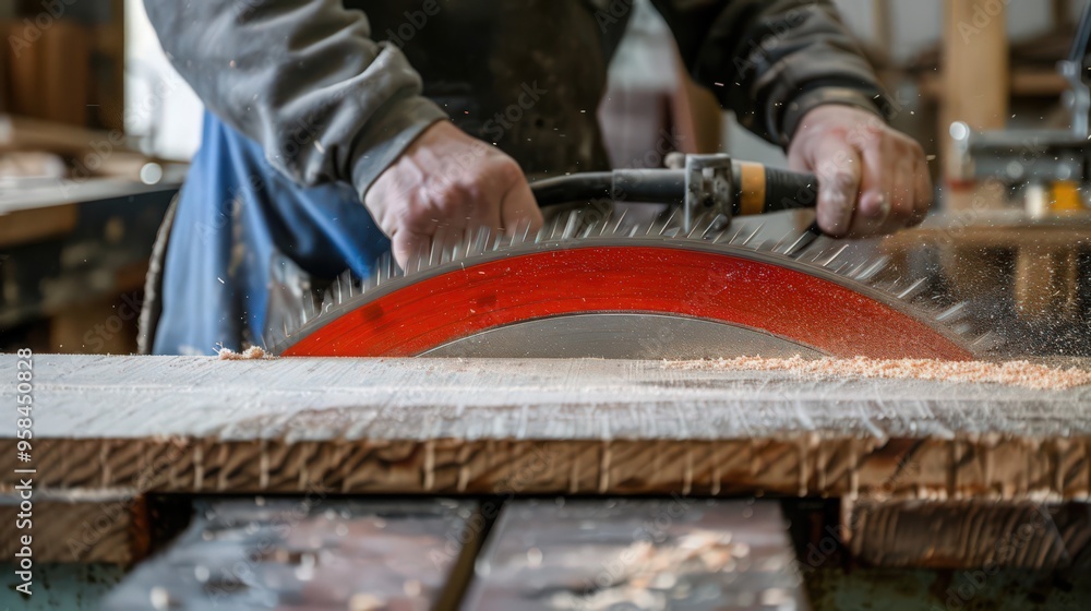 Poster the saw's efficiency and precision make it an indispensable tool for both professional carpenters an