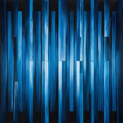 Blue striped wooden background on black