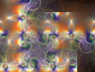 Imaginatory fractal abstract background Image