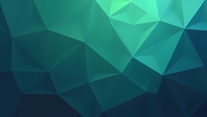 Obraz premium Modern Geometric Background with Overlapping Turquoise and Coral Shapes