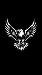 Obraz premium The eagle vector image