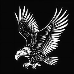 Obraz premium The eagle vector image
