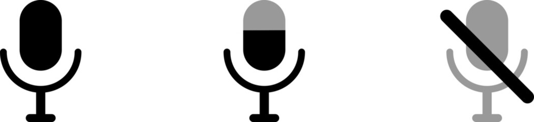 microphone vector icon