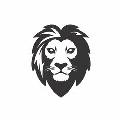 illustration of lion head logo