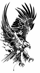 The eagle vector image