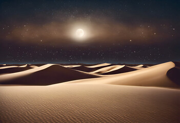 desert in the night