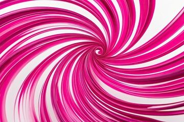 Obraz premium Dazzling Pink Color Whirl on White Background