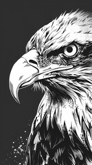 Fototapeta premium The eagle vector image