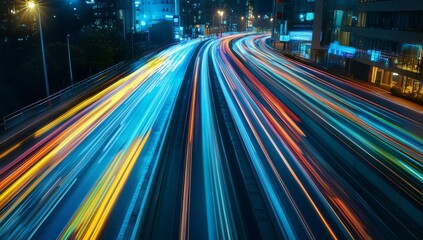 Neon speed lines, neon speed, neon speed background